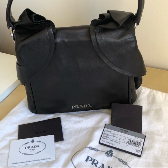 prada ruffle bag